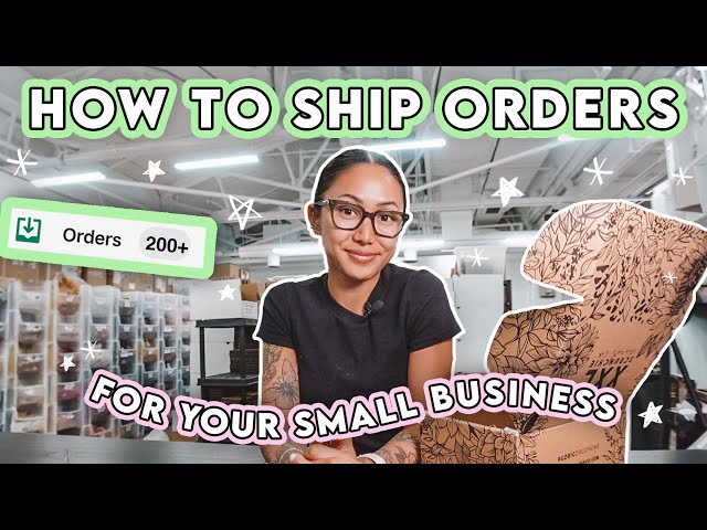 How To Ship Orders For Your Small Business 📦💖 Tutorial ✨ Learn from my mistakes ✨