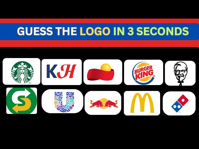 Guess the  brand Logo in 3 Seconds | Food & Drink Edition