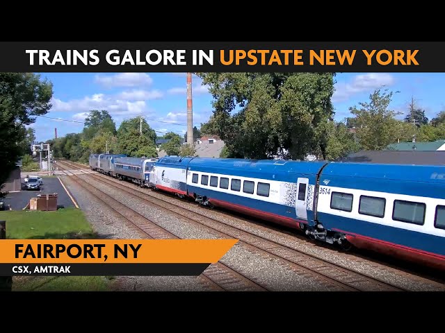 Fairport, New York, USA | Virtual Railfan  LIVE !