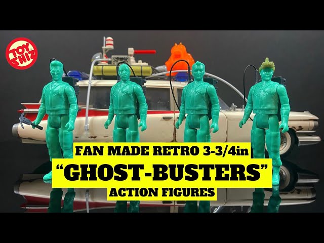 2023 “GHOST-BUSTERS” Fan Made RETRO 3.75in Action Figures | Tcu Toys & Arttoy Chile