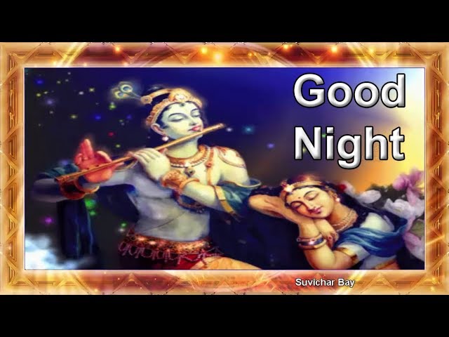 Krishna Good Night WhatsApp Status Video SuvicharBay