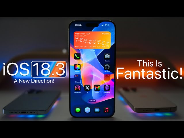 iOS 18.3 - This Is Fantastic!