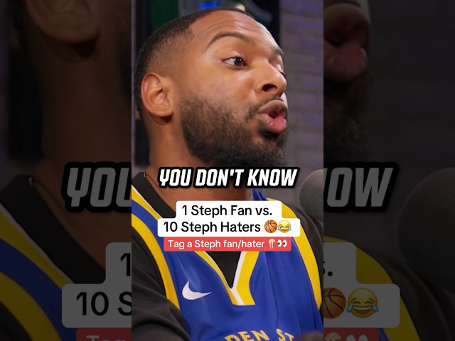 1 Steph Fan Debates 10 Steph Haters. Which side you on? 🍿🤔