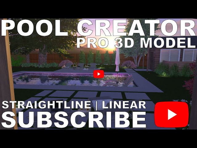 The Graham Pool - Pool Creator Pro 3D Model