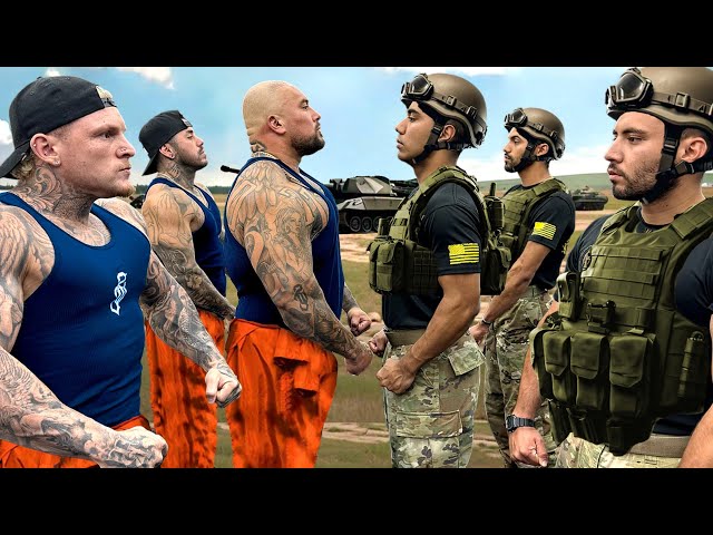 US ARMY VS EX-CONVICTS (Who Is Stronger?)