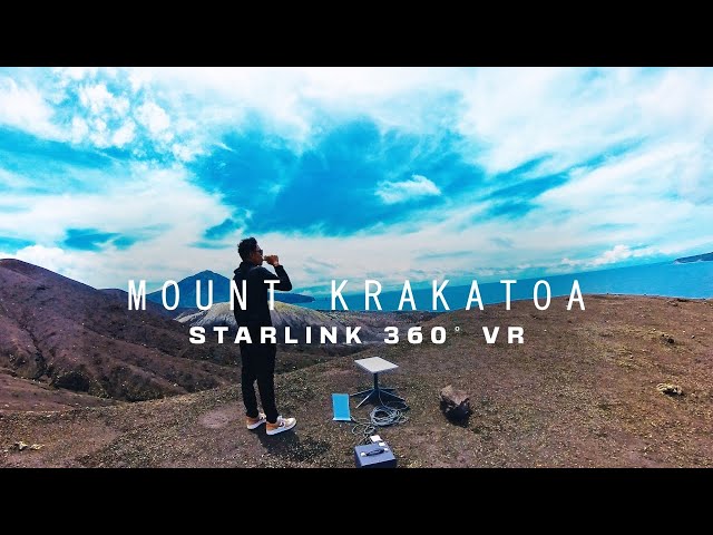 Starlink at Mount Krakatoa 360° VR Adventure