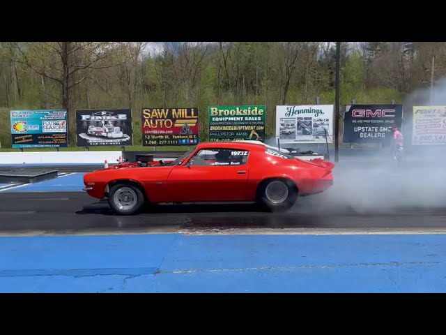 434 SBC Camaro test and tune at Lebanon Valley Dragway