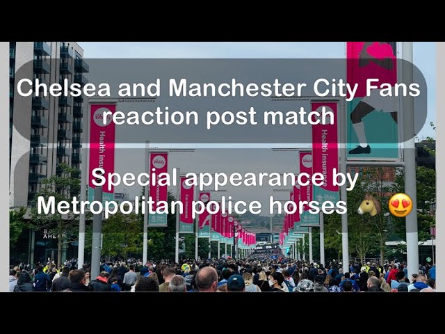 Chelsea and Manchester City Fans reactions|Women’s FA Cup Final| Chelsea are FA Cup Champions🏆