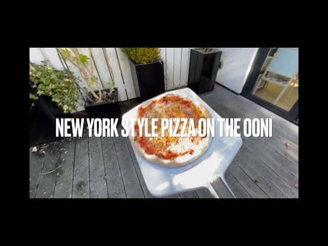 New York Style Pizza - Ooni Koda review 12 or 16 inch gas fired pizza oven dough & sauce recipe