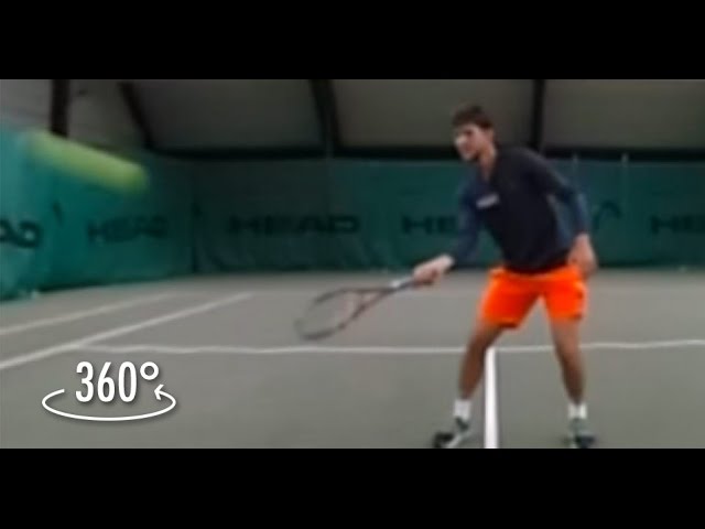 Tennis-Star Dominic Thiem im 360 Grad Video!