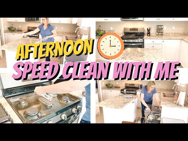 AFTERNOON SPEED CLEAN | SPEED CLEAN MOTIVATION | Speeding through my cleaning tasks.