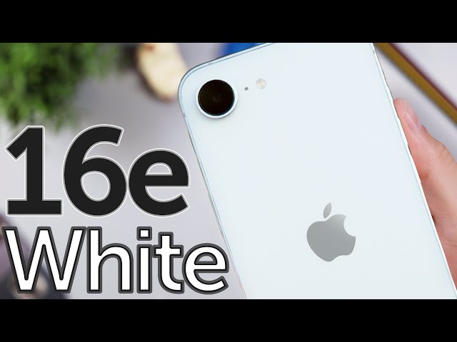 White iPhone 16e Unboxing & First Impressions!