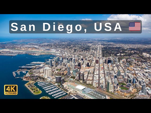 Drone footage of San Diego, USA 🇺🇸 | 4k city drone video 2025