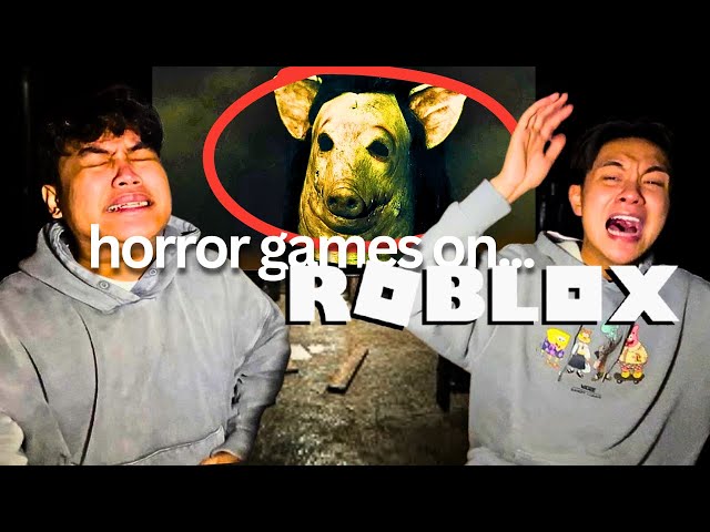 PLAYING ROBLOX HORROR GAMES AND SCREAMING *LOUD*