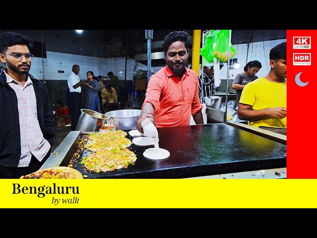 VV Puram Food Street Walk | #4k #hdr  | Early Evening Vibes