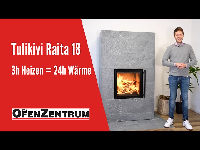 Tulikivi Raita 18 - 24h Wärme mit nur 3h Heizen - Der perfekte Speicherofen  - DAS OFENZENTRUM