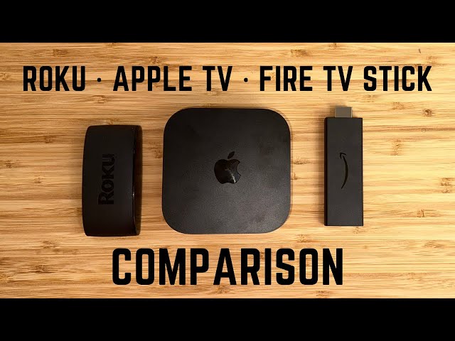 Roku vs Apple TV vs Fire Stick  - Complete Comparison