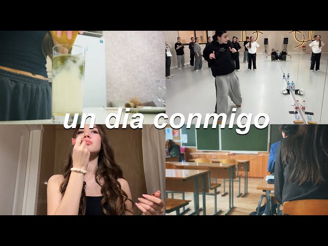 vlog | un dia conmigo (instituto, baile, rutina)