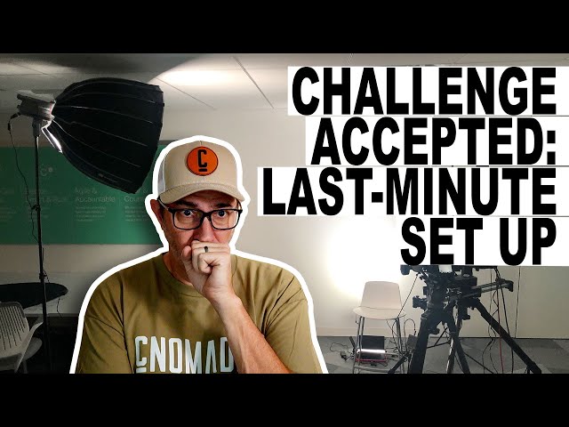 Last-Minute Video Setups: White Wall only please!