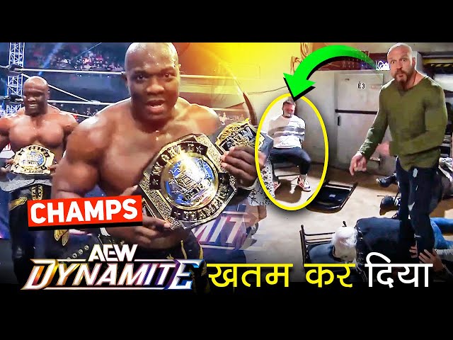 Jon Moxley VIOLENT Attack! Bobby Lashley WINS Tag Team Title! AEW Dynamite Highlights Today