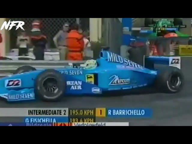 F1 Classic Sounds Giancarlo Fisichella Benetton Supertec V10 Monaco 2000