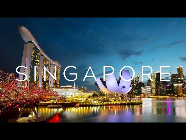 Singapore 4K. Scenic Music Film.