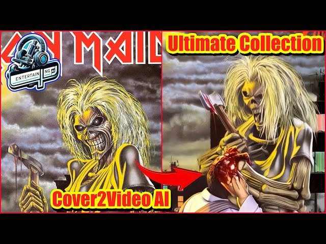 Eddie Animated: The Most Complete Iron Maiden Album Covers via AI Including Live & Singles