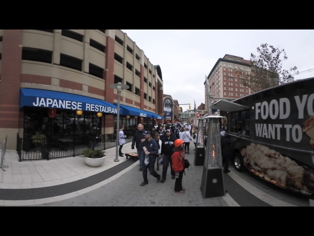 Big Ten Football Fans on Georgia Street