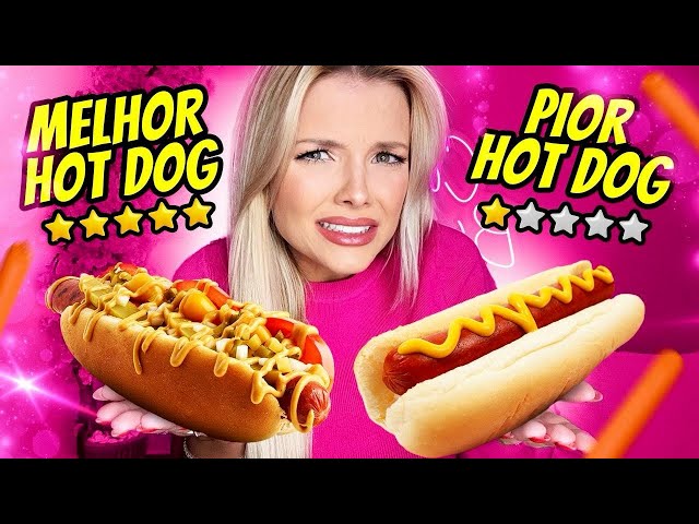 I COMPARED THE WORST AND BEST RATED HOT DOG ON THE DELIVERY APP