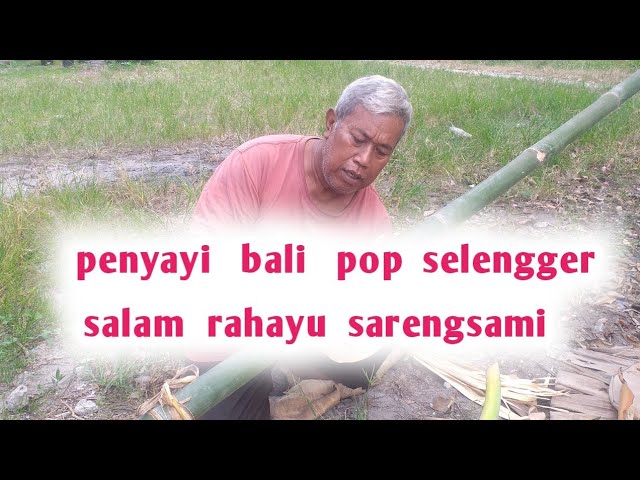 Penyanyi bali pop selengger sambil ngopi#tolai#sulawesi tengah#indonesia