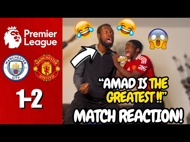 MAN UTD FANS GO CRAZY😱 REACTING TO MAN CITY 1-2 MAN UTD | MATCH REACTION