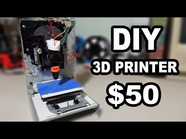 Building a 3D Printer From CD Drives