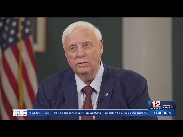 Sen. Jim Justice agrees with Trump on energy policy