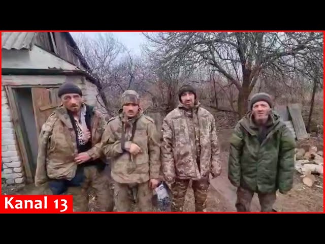 Wounded Russian soldiers who surrendered to Ukrainian fighters address Russian army