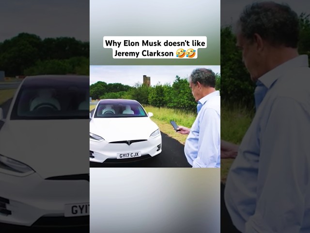 Jeremy Clarkson VS Elon Musk 🤣🤣 #tesla #elonmusk #jeremyclarkson #cars