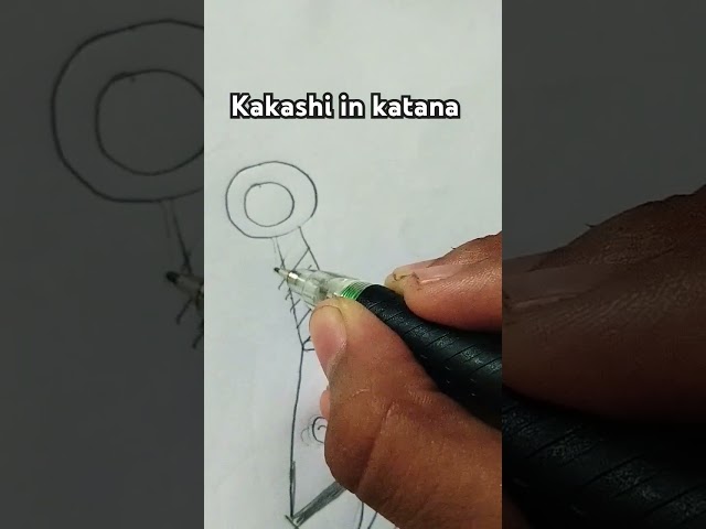 Kakashi in katana