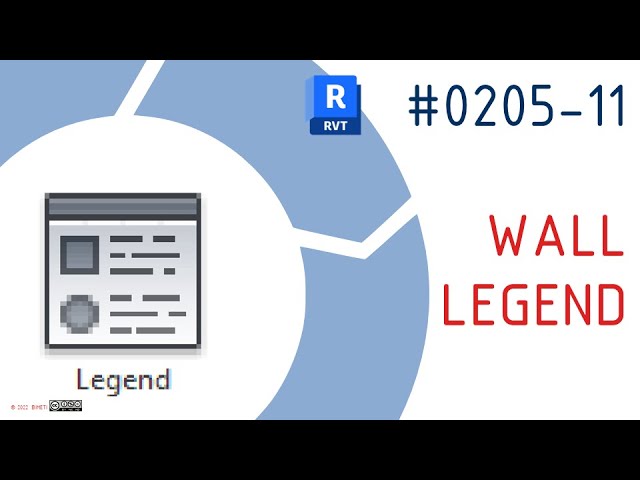 0205-11 #RevitTraining #Revit Wall #Legend #BIMTraining