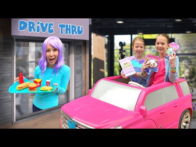 Collecting Uni-Verse Toys at the Pretend Drive-Thru