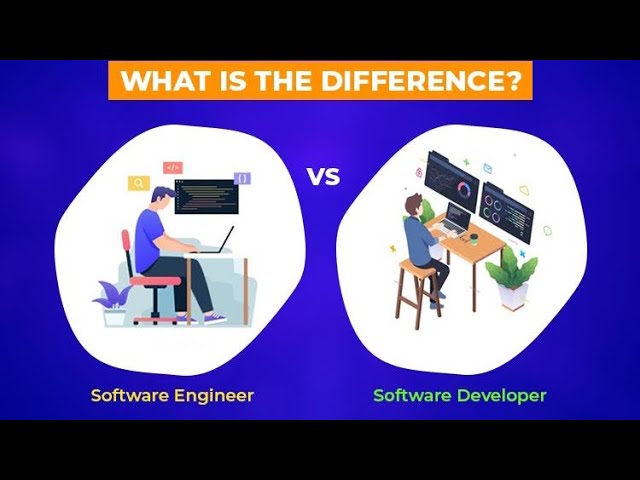 Difference between software developer and software engineer