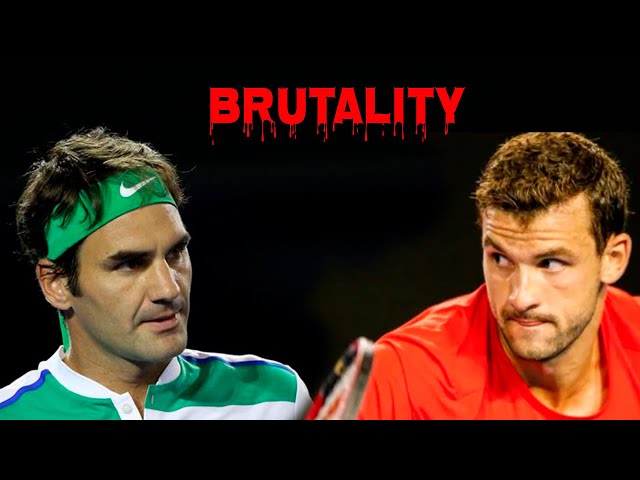 When Tennis turns into WAR! (Federer vs Dimitrov)