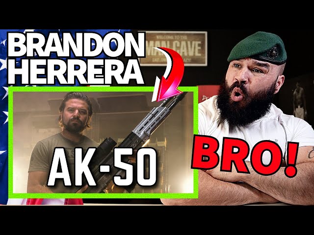 British Marine Reacts To The AK-50 - Brandon Herrera