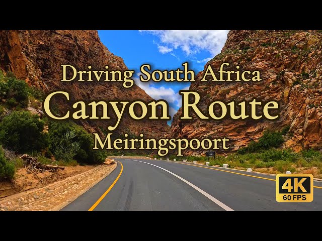 Scenic Canyon Drive in South Africa | 4K Road Trip through Meiringspoort