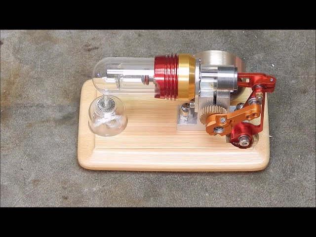 The SH-010 Freestyle Piston Stirling engine from Banggood is a unique design