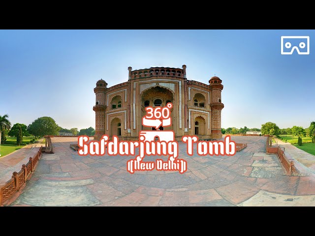 Safdarjung Tomb Delhi In 360 VR | Best 360 real video I  #360 #WalkGuru