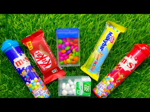 Oddly Satisfying l Unpacking Kinder BIG Surprise eggs AND Lollipops Chocolate Sweets, ASMR sounds