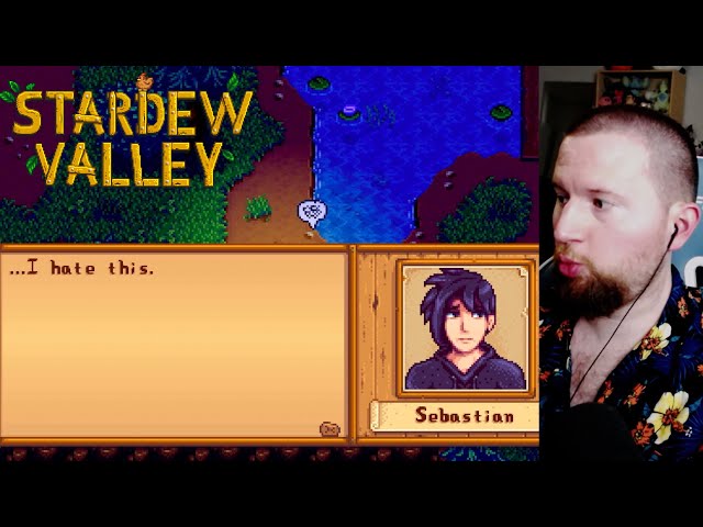 Sebastian is playing hard to get... (Stardew Valley)