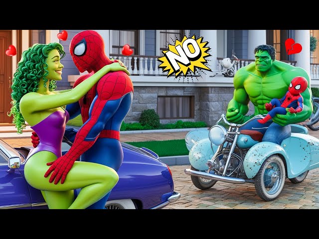 She-Hulk & Spider-Girl: Pregnant Belly Mystery in Granny's House | Funny Horror Animation