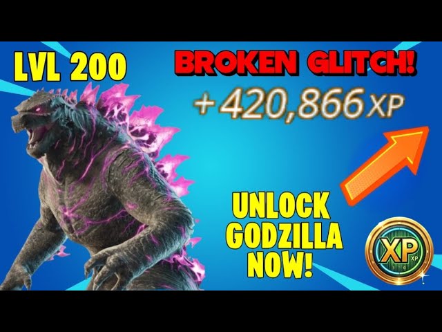 UNLOCK GODZILLA NOW! Best *NEW* XP MAP in FORTNITE! | Level FAST in CHAPTER 6⭐🔥