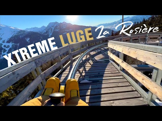 XTREME Luge in La Rosière (4K)