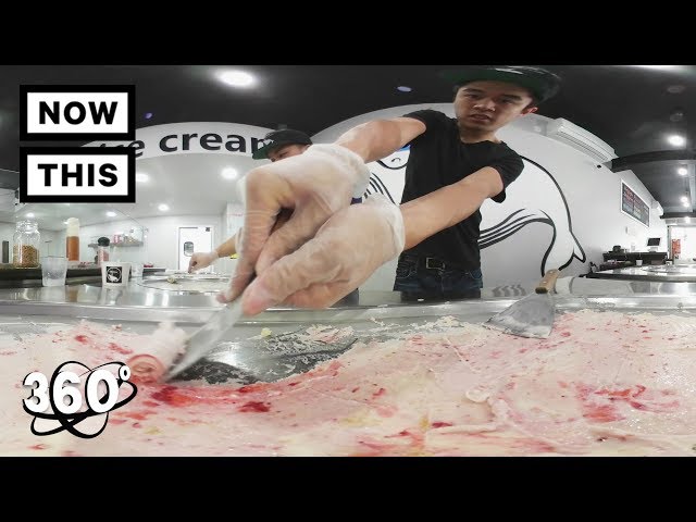 How To Make Thai Rolled Ice Cream...in 360° VR | Unframed by Gear 360 | NowThis